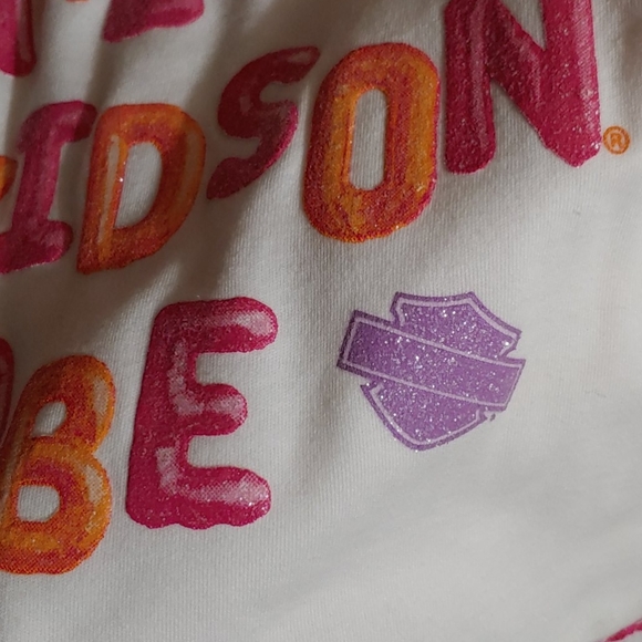 NWT Harley Davidson little Girls short outfit! - Picture 6 of 7